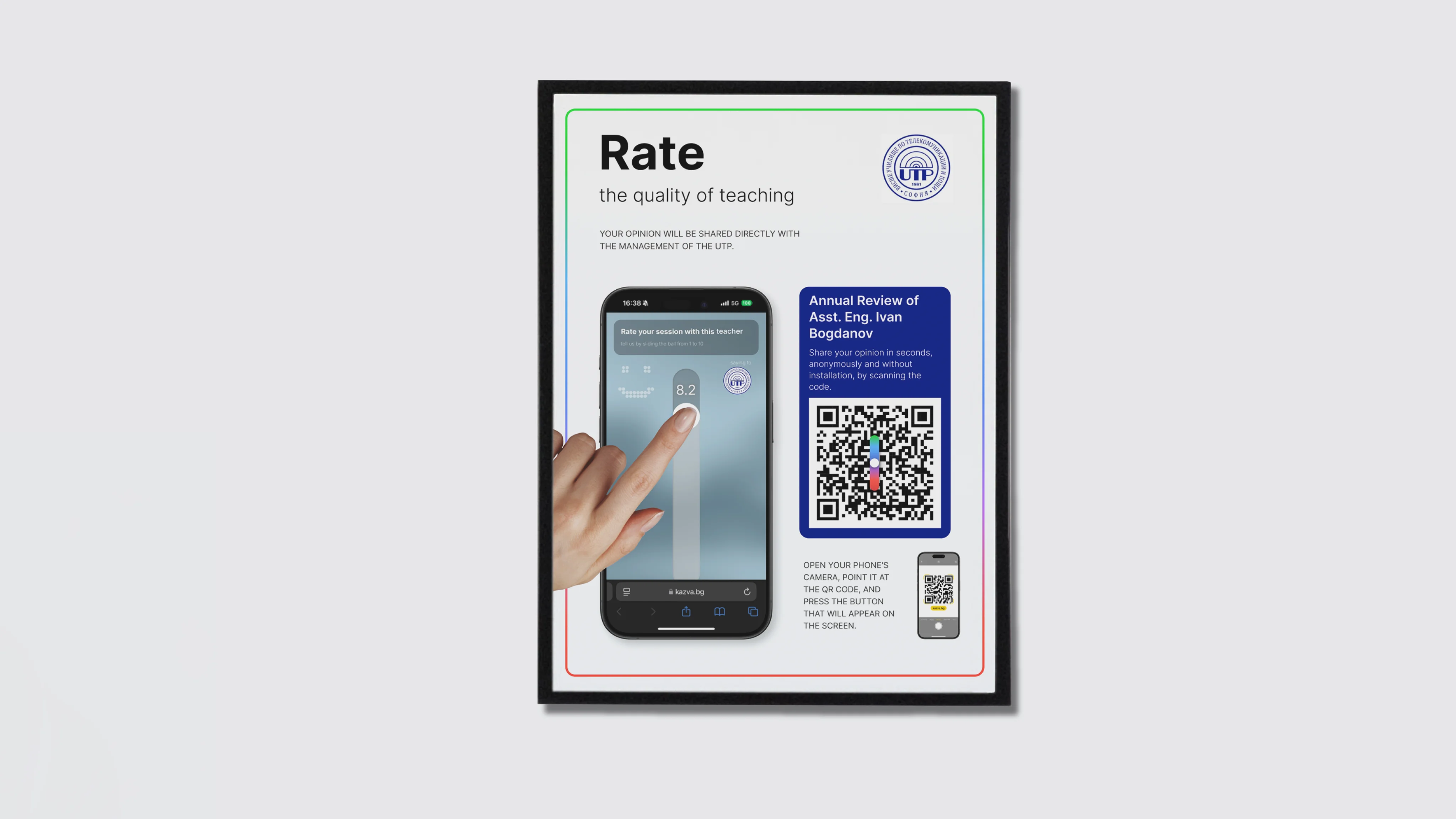 UTP - automated professor attestation